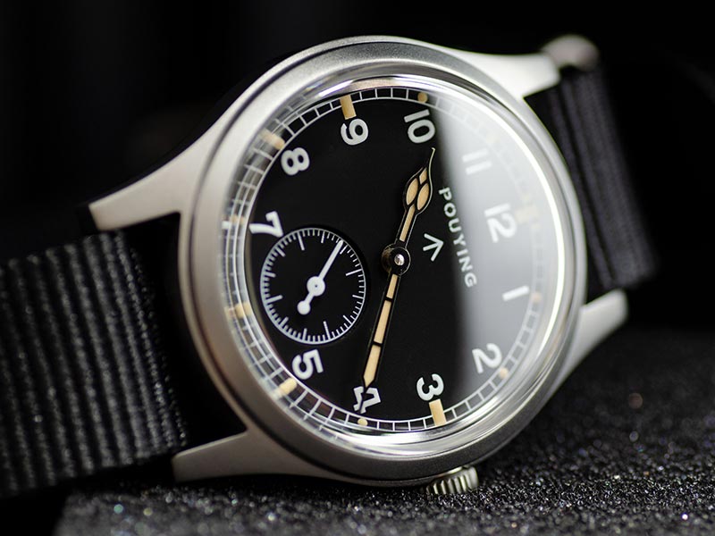 36mm Small Size Case Mechanical Pouying Dirty Dozen Field Watch for men and women