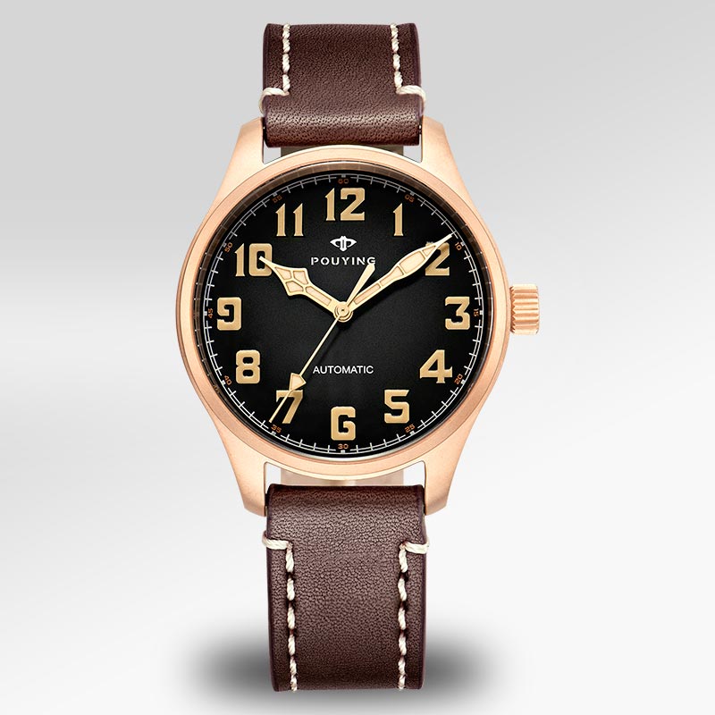 Puresky Pilot Watch 42mm Black