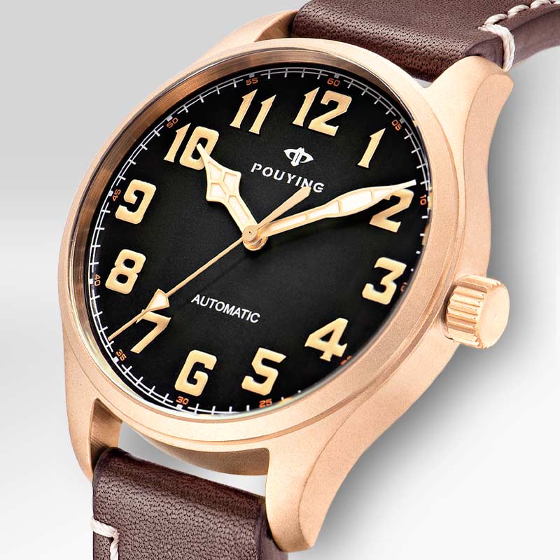 Puresky Pilot Watch 42mm Black