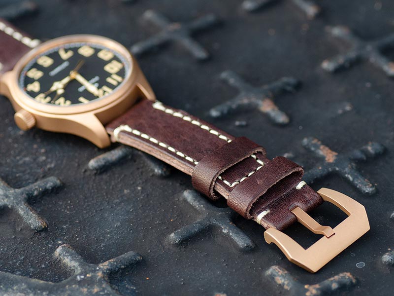 Pouying Puresky pilot watch 42mm bronze case automatic watch