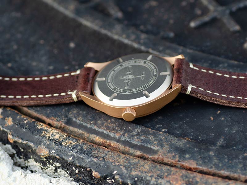 Pouying Puresky pilot watch 42mm bronze case automatic watch