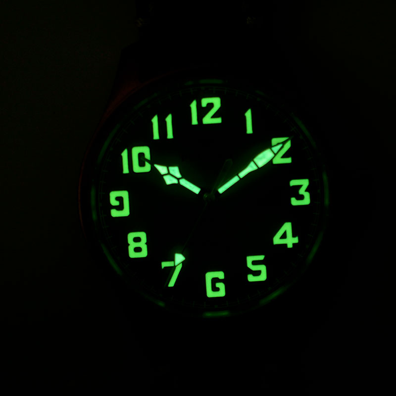 Puresky Pilot Watch Bronze Blue