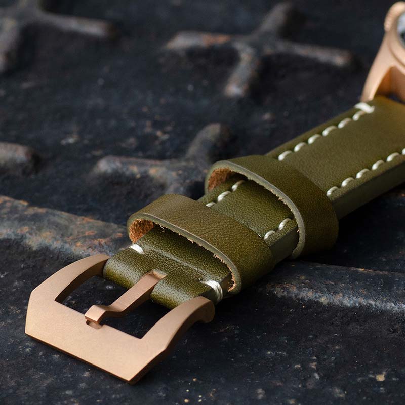 Puresky Pilot Watch Bronze Blue