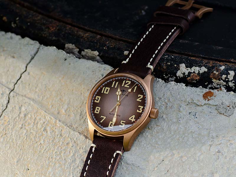 Pouying Puresky pilot watch 200m waterproof durable watch