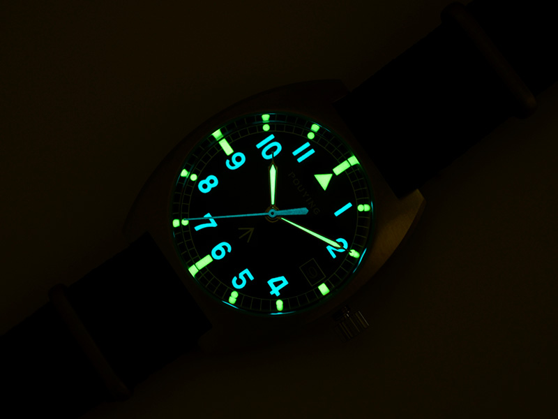 Easy to read at a glance Swiss-made super luminous Pouying Royalbar military watch