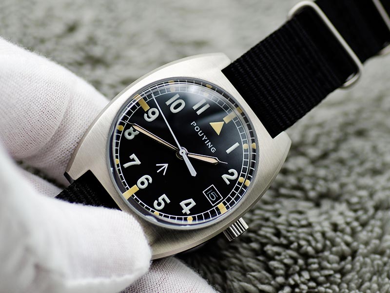 Pouying Royalbar Military Watch with Date
