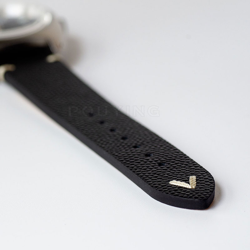 Italian Cowhide Watch Band Genuine Leather Watch Strap Retro Style 18mm