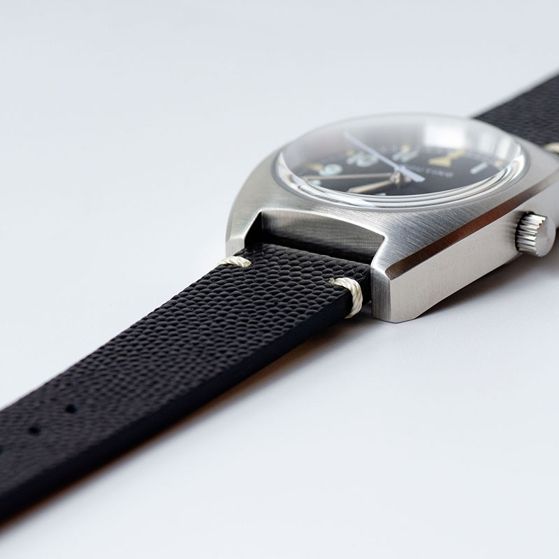 Italian Cowhide Watch Band Genuine Leather Watch Strap Retro Style 18mm