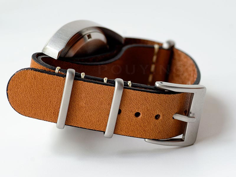 Matte treatment 316L steel buckle silver color
